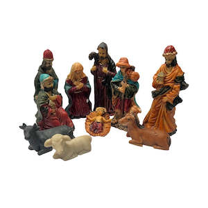 Nativity: Nativity Resin 10 Piece Freestanding set