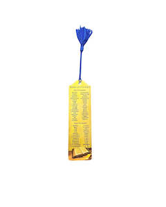 Bookmarks: Books of the Bible - Dark - Bookmarks with Tassel