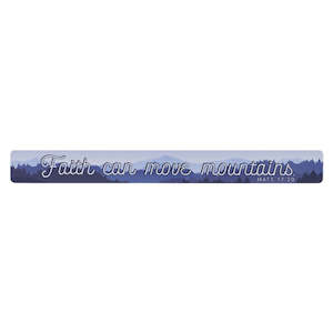 Magnetic Strip Faith Can Move Mountains