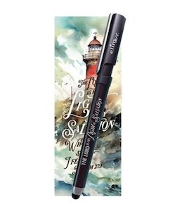 Stationery: Pen Gel Charcoal - The Lord is My Light