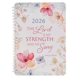 2026- Strength and Song Spiral Weekly Planner - Psalm 118:14