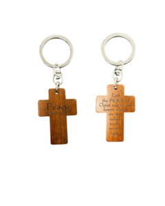 Key Ring Mahogany - Peace
