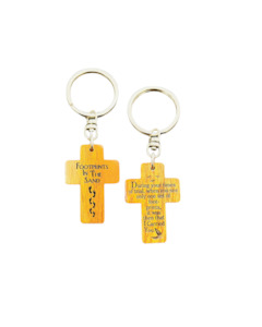 Key Ring Mahogany - Footprints