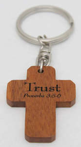Key Ring Mahogany -Trust