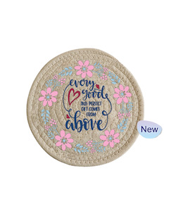Dining Table Mat - Cloth 24cm diameter - Every Good and Perfect Gift