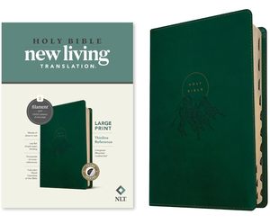 NLT Large Print Thinline Ref Filament Green Indexed