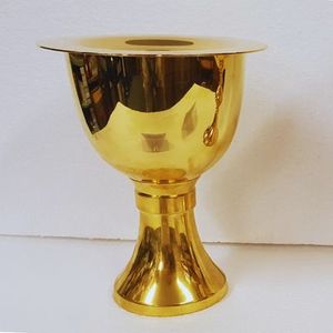 Chalice And Paten Goldtone (H-7 Inches)