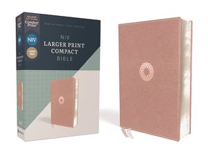 NIV Larger Print Compact Bible, Red Letter, Comfort Print [Pink]