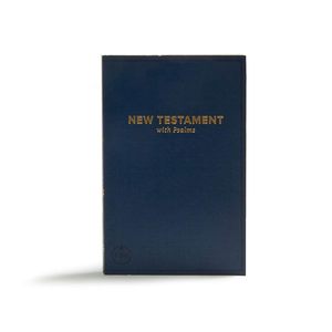 Csb: CSB Pocket New Testament with Psalms, Navy Trade Paper