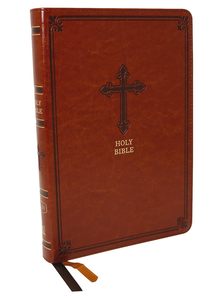 Kjv: KJV Thinline Bible Red Letter Edition [Large Print, Brown]