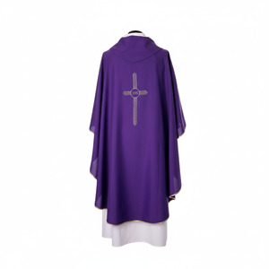 Chasuble Purple Polyester - Italian
