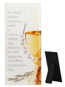 Glass Plaque - First Holy Communion