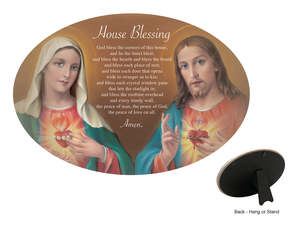 Ceramic Plaques: Heavenly Ceramic Plaque - House Blessing