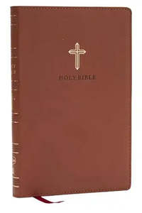 N Kjv: NKJV Ultra Thinline bible Comfort Print Brown Leather soft