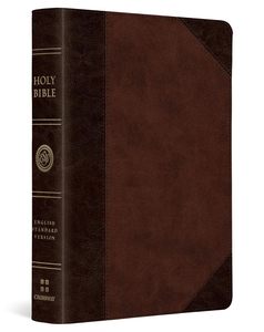 Esv: ESV Large Print Compact - Brown/Walnut