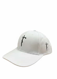 Cap White - Faith Cross