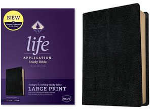 N Kjv: NKJV Life Application Study Bible 3rd Ed L/P Black