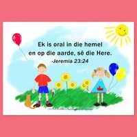 Products: God Is Everywhere' Poster in Afrikaans
