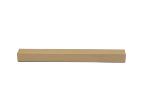 Handles: Cabinet Pull Solid Brass Brushed Finish 160mm Extruded Bar - Xena