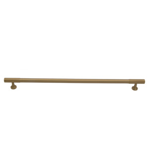 Handles: Thorndon 320mm Solid Brass Grooved Pull Handle - Brushed Brass Finish