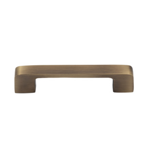 Pull Handles: Eaton 96mm Solid Brass Rectangular Handle - Aged Brushed Brass Finish