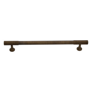 Thorndon: Thorndon 192mm Solid Brass Grooved Pull Handle - Antique Brass Finish