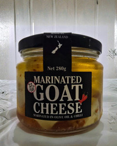 Products: Marinated Goat Cheese with Coldpressed Olive & Rapeseed Oils Cilantro Cheese