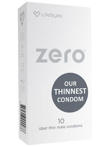 LifeStyles: LifeStyles ZERO Uber Thin Condoms - 10 Pack