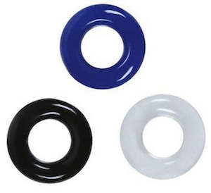 NS Novelties: Renegade Stamina Rings - 3 Pack