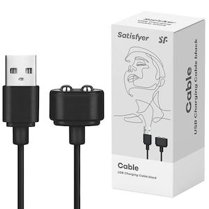 Extras: Satisfyer USB Charging Cable - Black