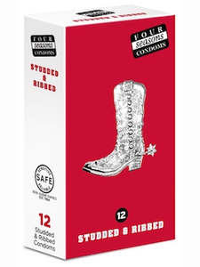 Four Seasons: Four Seasons Studded And Ribbed - 12pk