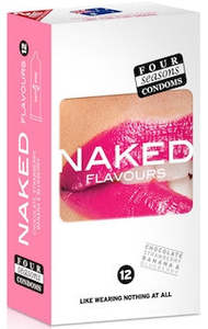 Four Seasons: Four Seasons Naked Condoms Flavours - 12pack