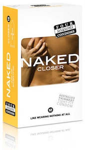 Four Seasons: Four Seasons Naked Condoms Closer - 12pack