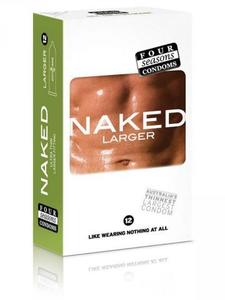 Four Seasons: Four Seasons Naked Condoms Larger - 12pack