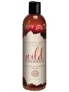 Intimate Earth Wild Cherries Natural Flavors Glide 120ml