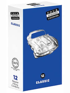 Four Seasons Classic Regular Fitting Condoms - 12pk