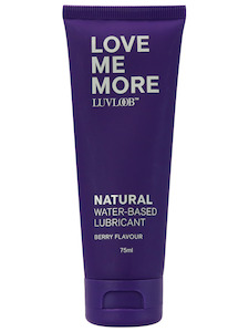 LUVLOOB Natural Water-Based Lubricant (Berry Flavour) 75ml - Love Me More