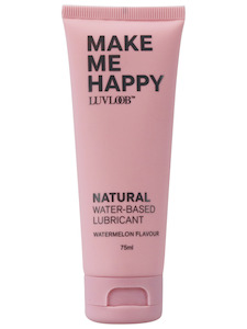 LUVLOOB Natural Water-Based Lubricant (Watermelon Flavour) 75ml - Make Me Happy