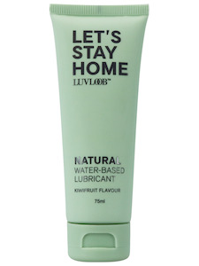 LUVLOOB Natural Water-Based Lubricant (Kiwifruit Flavour) 75ml - Lets Stay Home