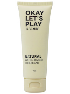 LUVLOOB Natural Water-Based Lubricant (Original Flavour) 75ml - Okay Let's Play