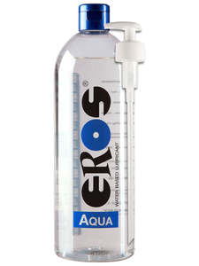Eros: EROS Aqua Water Based Lubricant with Pump 1000ml