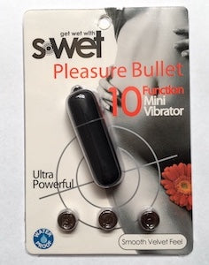 Nu Sensuelle: NU Sensuelle S-Wet Pleasure Bullet Black