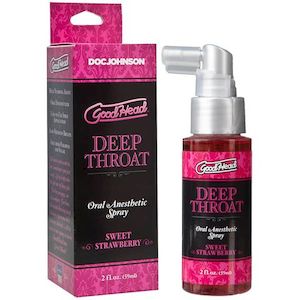 Goodhead: GoodHead Deep Throat Spray Strawberry 59ml