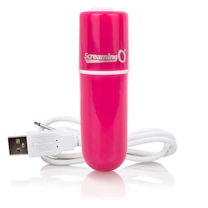 Screaming O Charged Vooom Rechargeable Bullet Vibe – Pink