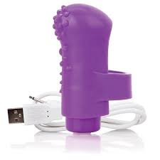 Screaming O Charged Fingo Vooom Mini Finger Vibe - Purple