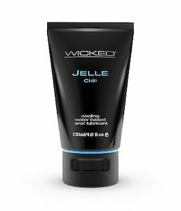 Wicked: Wicked Jelle Chill Water Base Anal Gel 4oz