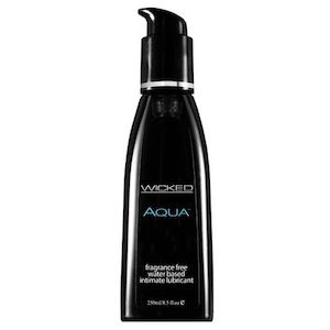 Wicked: Wicked AQUA Unscented Water Based Lubricant 250ml