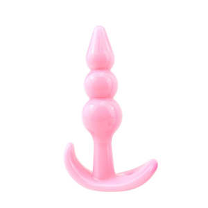 Sale: Everyday Sexy Triple Ripple Butt Plug - Pink