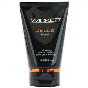 Wicked: Wicked Jelle Heat Warming Anal Lubricant 4oz