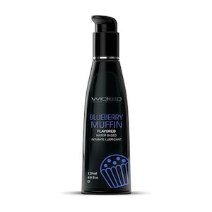 Wicked AQUA BLUEBERRY MUFFIN Flavoured Lube 120ml